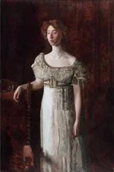 Het ouderwetse kleed (Portret van Helen Montanverde Parker)
